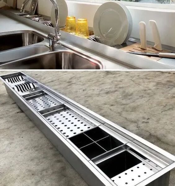 Built-in Dish Rack